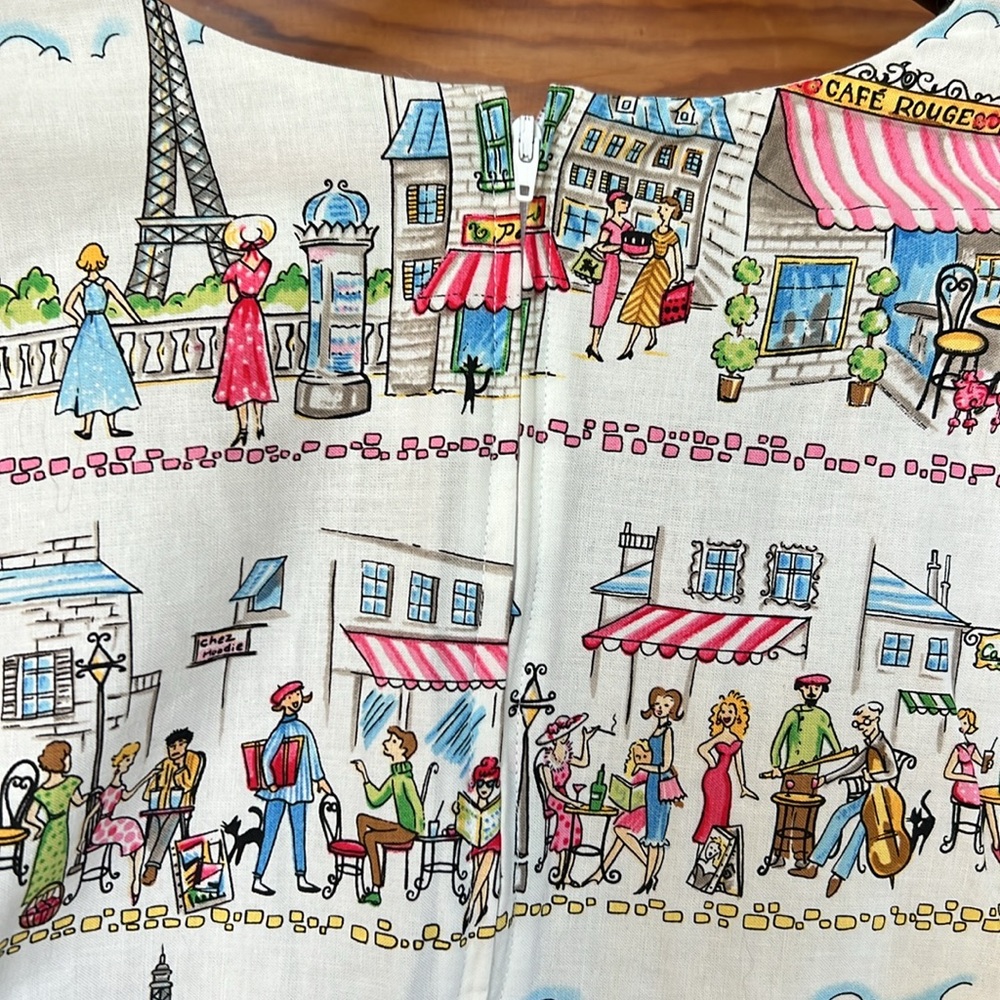 Rare Bernie Dexter made in the US swinging rockabilly dress Sweet 16 NWOT - Picture 5 of 10